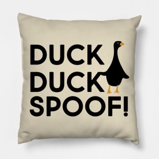 Duck Duck Spoof Duck Lover Pillow