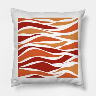 colorful stripes mountains minimal Pillow