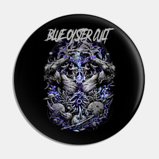 BLUE OYSTER CULT BAND DESIGN Pin