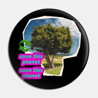 Save the Planet Pin