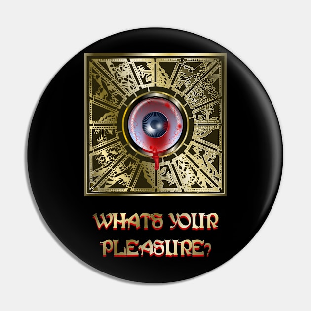 What's Your Pleasure? - Bleeding Eyeball Lament Configuration Pin by geodesyn