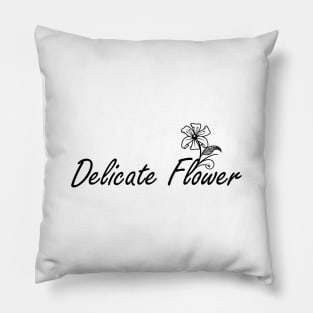 Delicate Flower Pillow