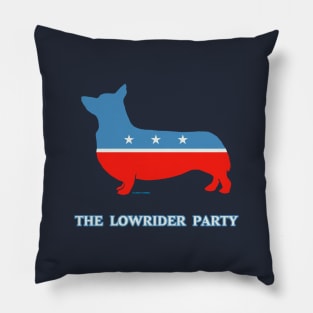 The Lowrider Party aka the Corgi Party Pillow