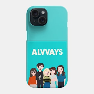 Alvvays band comic style illustration Phone Case