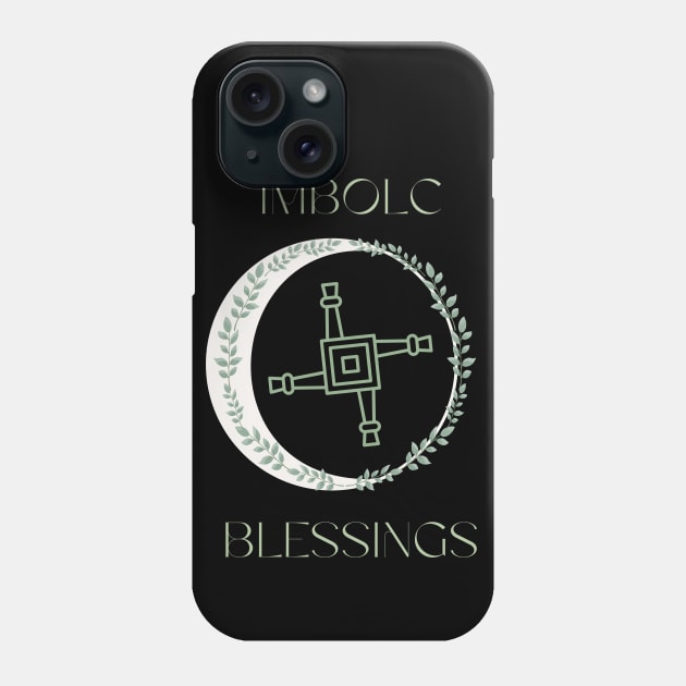 Imbolc Blessing Phone Case by AtHomeNinjaKeisha