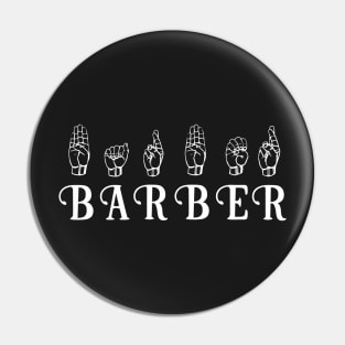 Funny Barber and Hairdresser Shirt for Men and Women T-Shirt Pin