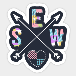 Love Quilting Stickers Teepublic