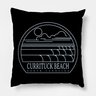 Currituck Beach, NC Summertime Vacationing Pillow