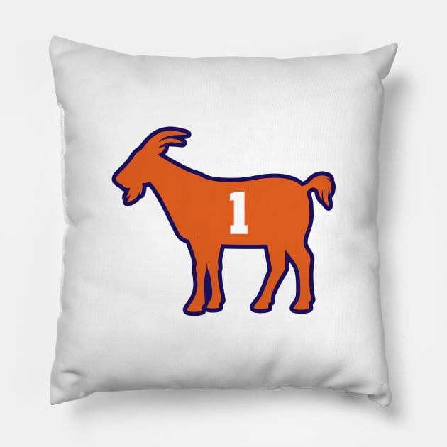 PHX GOAT - 1 - White Pillow by KFig21