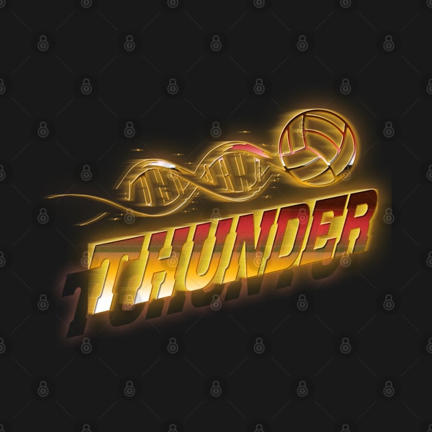 Graphic Basketball Thunder Proud Name Teams Vintage by Frozen Jack monster