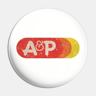 A&P Supermarket 1976 Vintage Pin