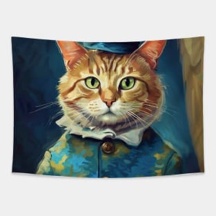 Cat Van Gogh Tapestry