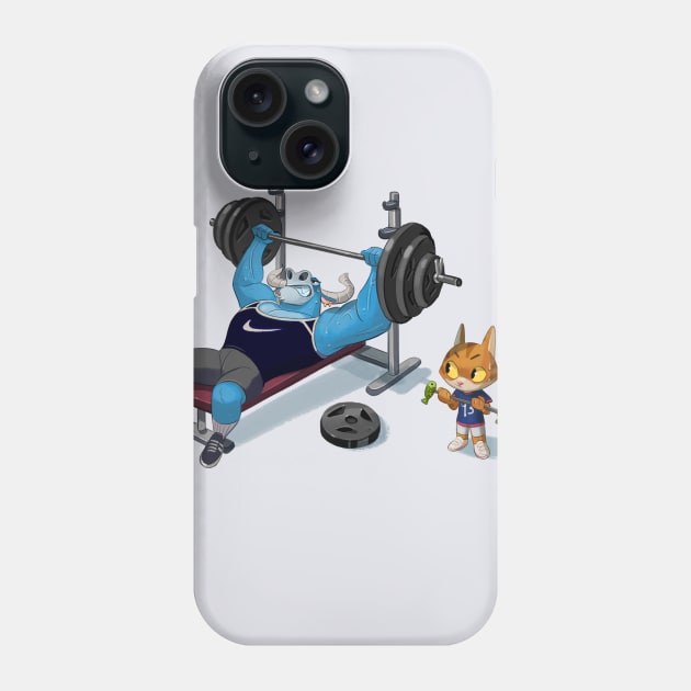cat weight Phone Case by Andy_na.art