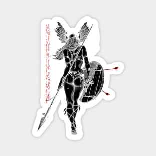 Valkyrie of Ravens (Negative) Magnet