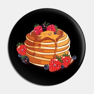 pancakes, kawaii, butter cartoon Pin