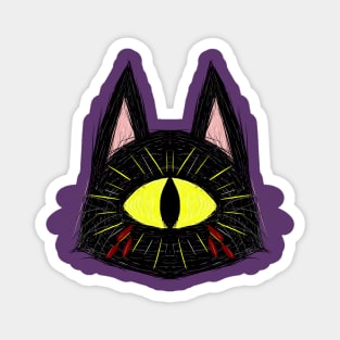 Occult Cat Magnet