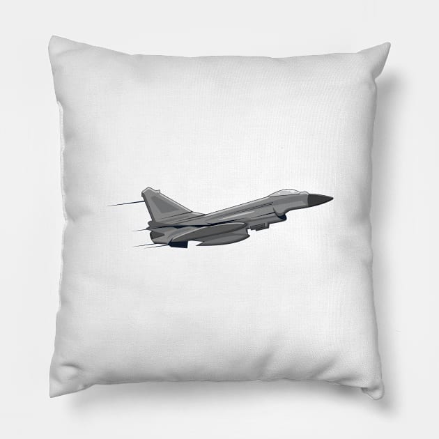 JET PLANE Pillow by Linescratches