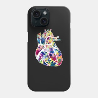 Funfetti Heart (Black) Phone Case