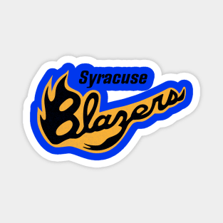 Defunct Syracuse Blazers NAHL Hockey 1977 Magnet