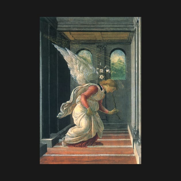 The Annunciation by Sandro Botticelli by MasterpieceCafe