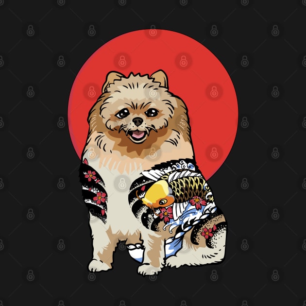 Yakuza  Pomeranian by huebucket