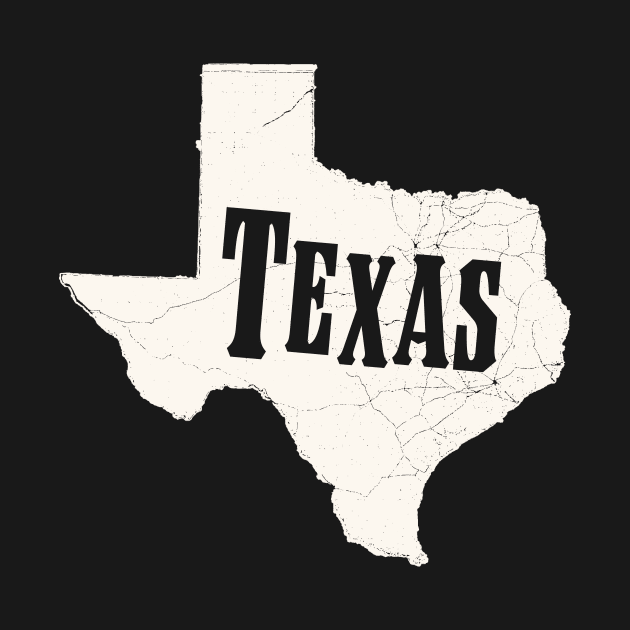 Texas Map Vintage by lukassfr