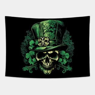 Leprechaun Skull Tapestry