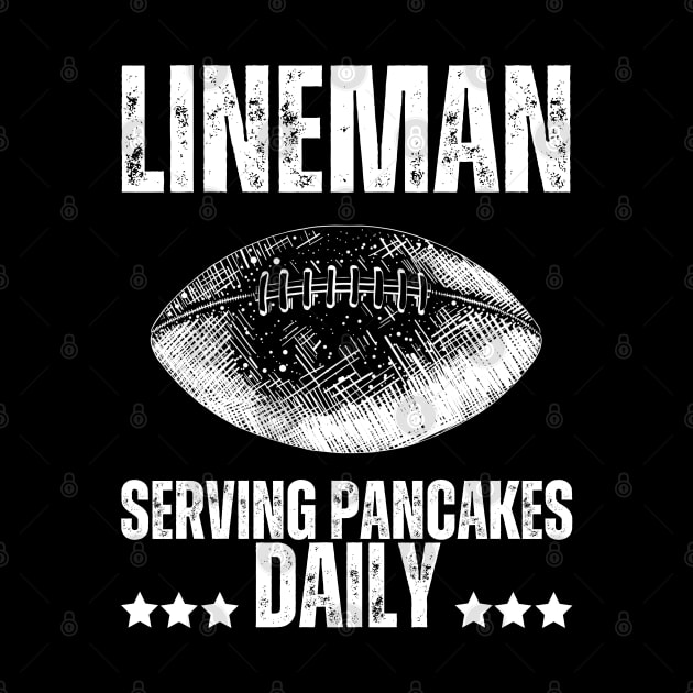 Lineman Serving Pancakes Daily by TheAwesome