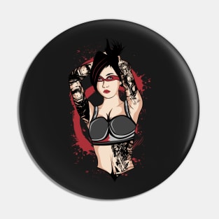 Lady Tattooed Pin