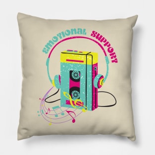 Emotional support retro walkman Pillow