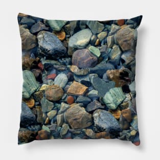 Underwater Rocks - Flathead Lake Montana Pillow