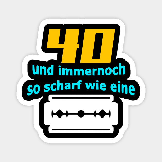 Koch 40 Jahre Geburtstag Lustiger Spruch Geschenk Manner T Shirt