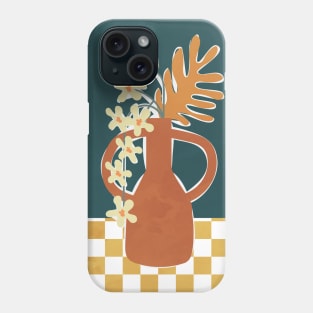 Pottery Flowers Table Phone Case