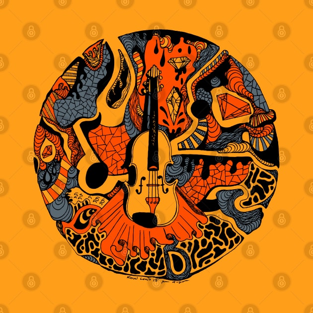 Orangrey Circle of Music by kenallouis