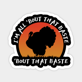 Funny Thanksgiving saying Rock N Roll Turkey Day Magnet