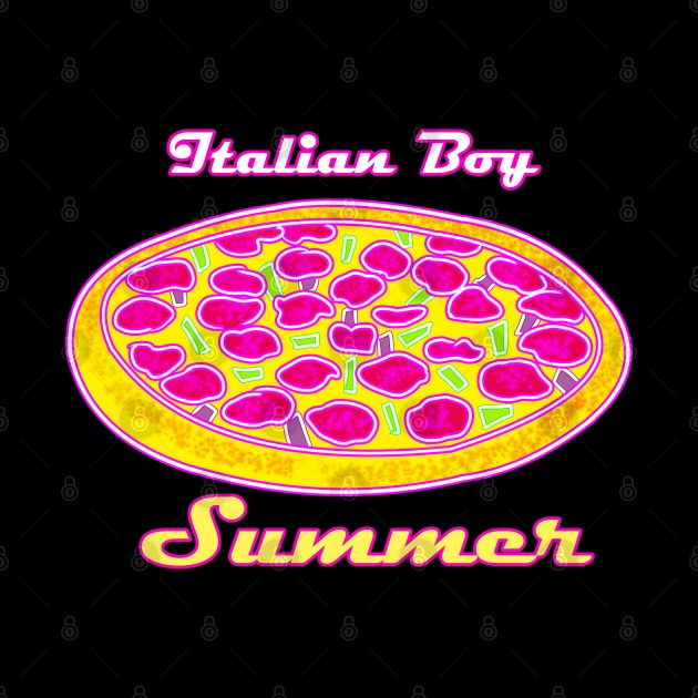 Italian Boy Summer Pizza Design by FrenArt