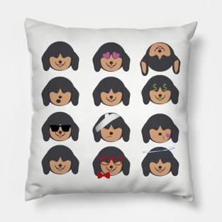 Dachshund - Emoji Pillow