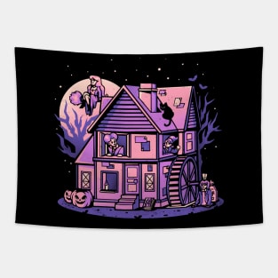 Hocus Pocus House - Cute Ghost Movie Halloween Gift Tapestry