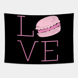 I Love French Macaroon Macaron Cookie Tapestry