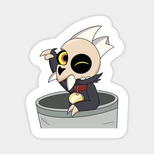 King in the trash Magnet