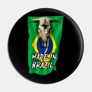 Made in Brazil Pin