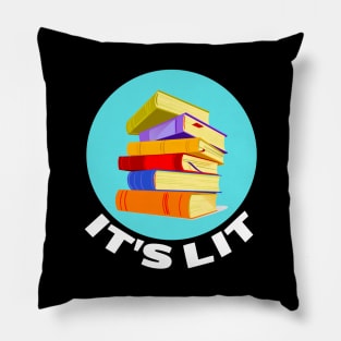 It's Lit | Books Pun Pillow