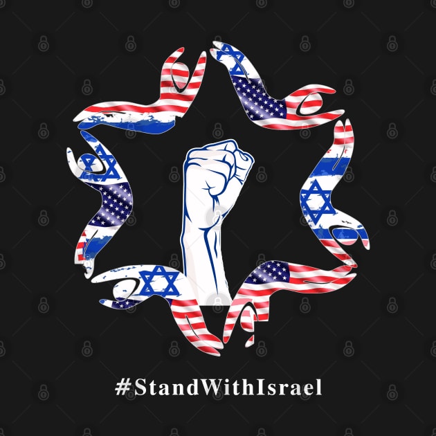 We Stand With Israel Unisex Tee | Support Israel | Jewish T-Shirt | Israel Tee | Je by Proud Collection