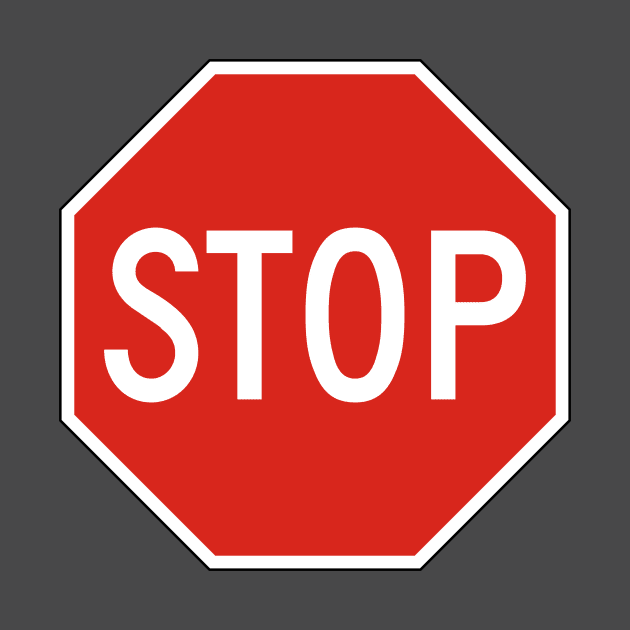 STOP sign by charona