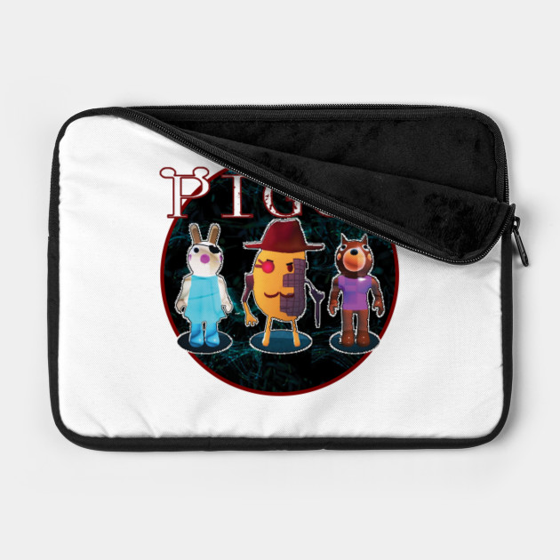 Piggy Roblox Roblox Game Roblox Characters Roblox Piggy Laptop Case Teepublic - roblox pencil pouch