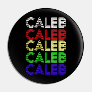 Caleb retro Pin