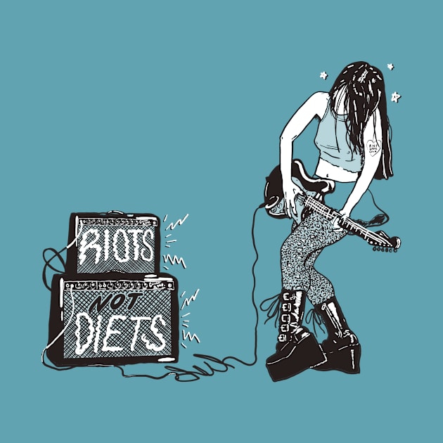 Riots Not Diets! by Liberal Jane Illustration