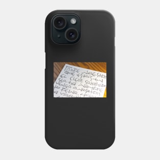 Our Father fragment in spanish Phone Case