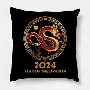 Chinese Year of the dragon 2024 Pillow