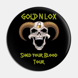 Gold n Lox Pin